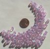 100 6mm Bicone Alexandrite AB